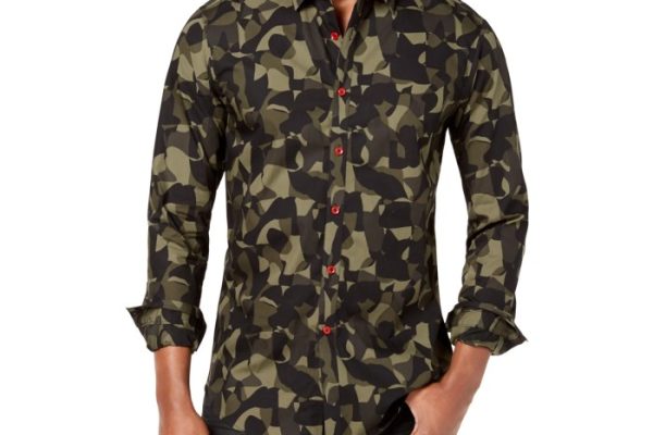 Camo shirt mens fashion